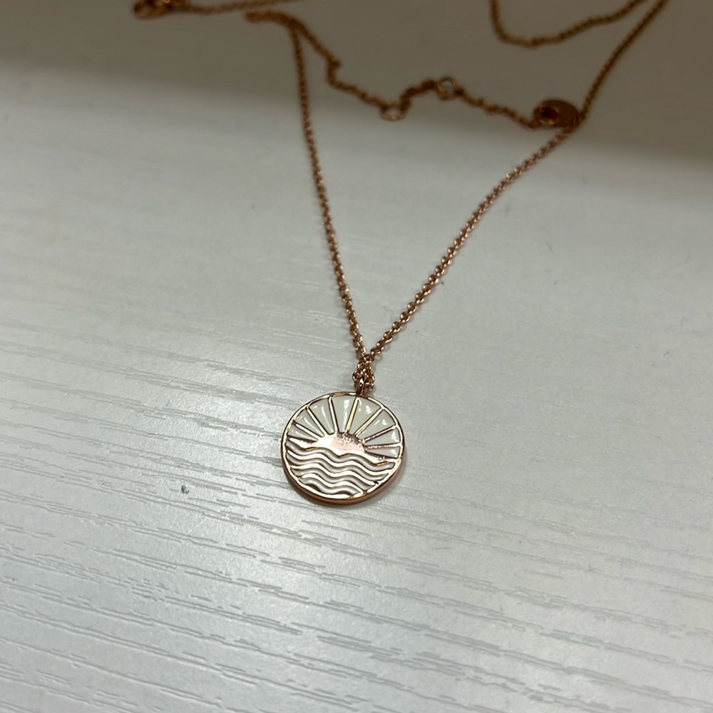 Pura Vida Rose Gold Sunset Necklace